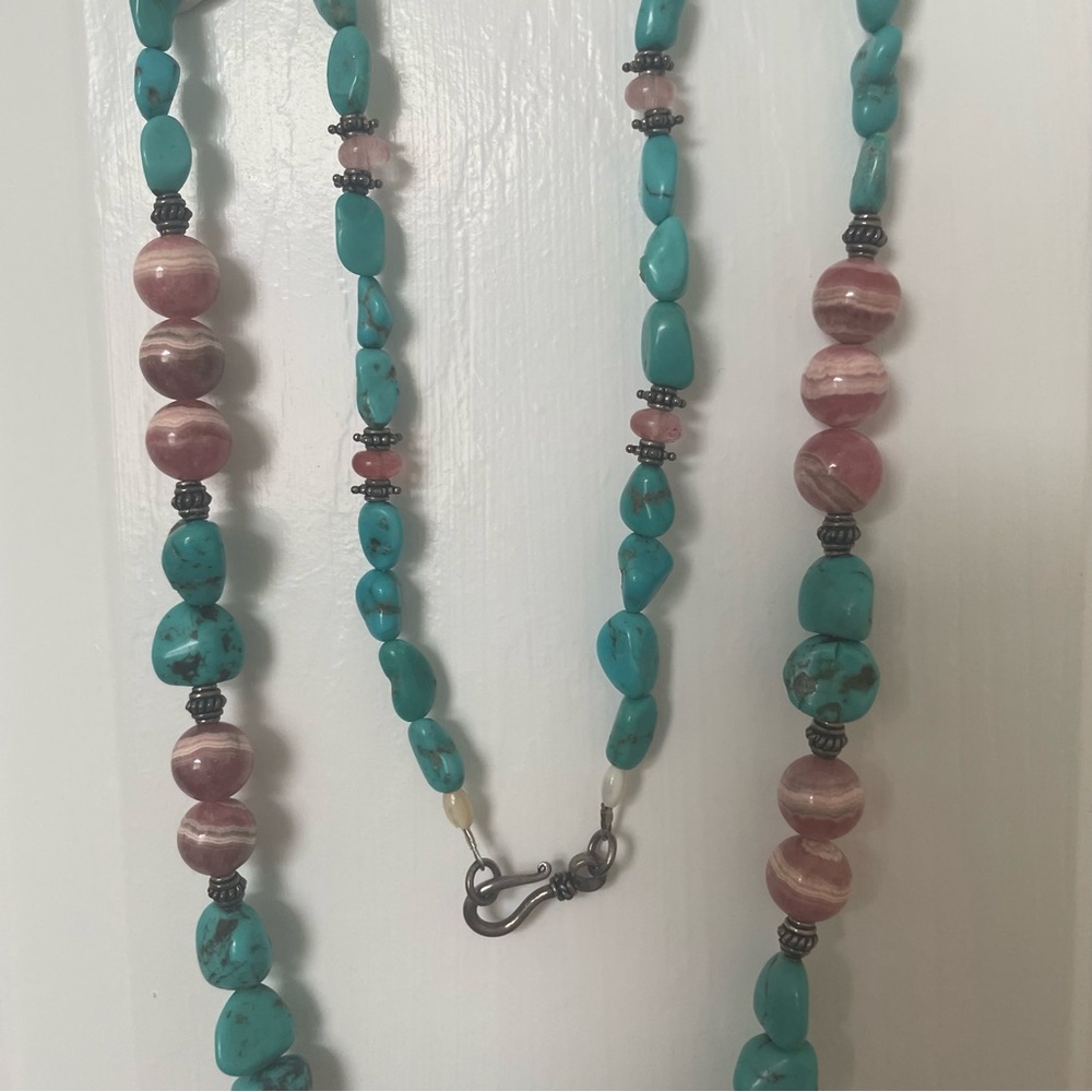 26” Chunky turquoise necklace - Picture 9 of 9